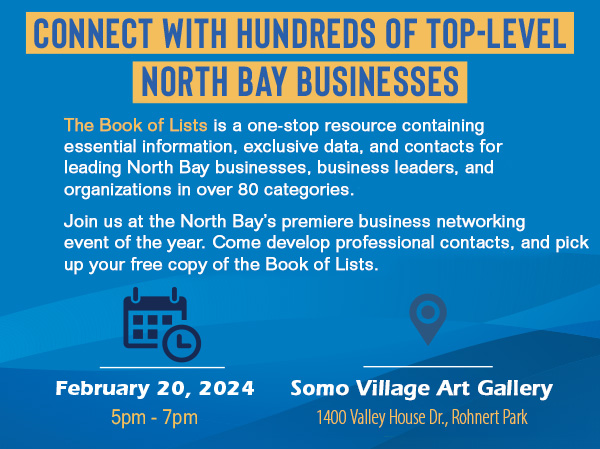Connect with hundreds of top-level North Bay businesses
